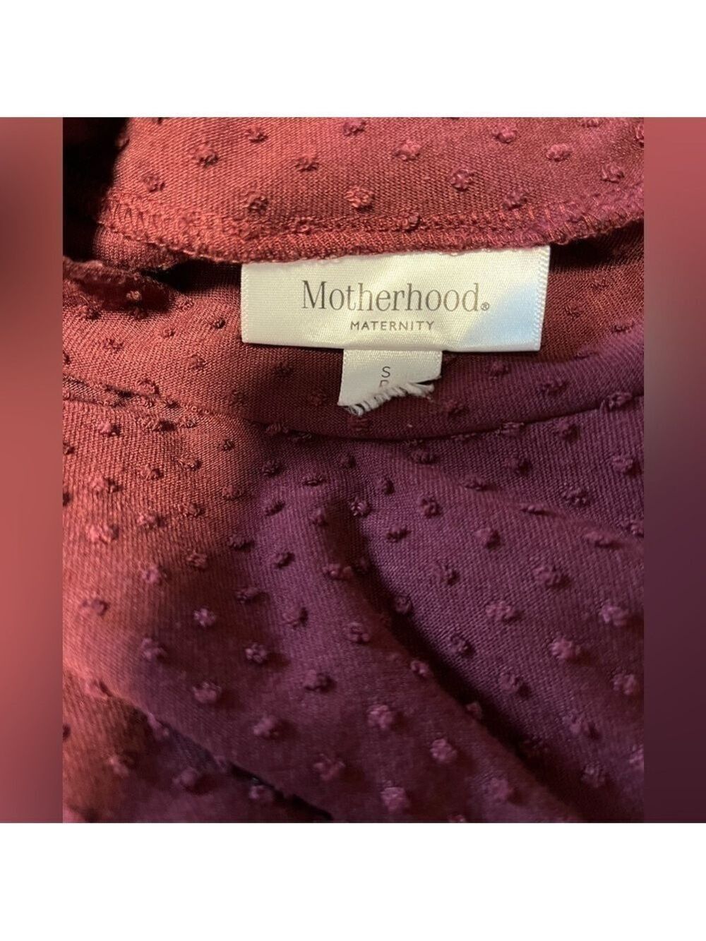 Motherhood Maternity peplum top Small - Picture 4 of 5